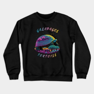 Galapagos Tortoise In Galapagos, With Trees, Creative Crewneck Sweatshirt